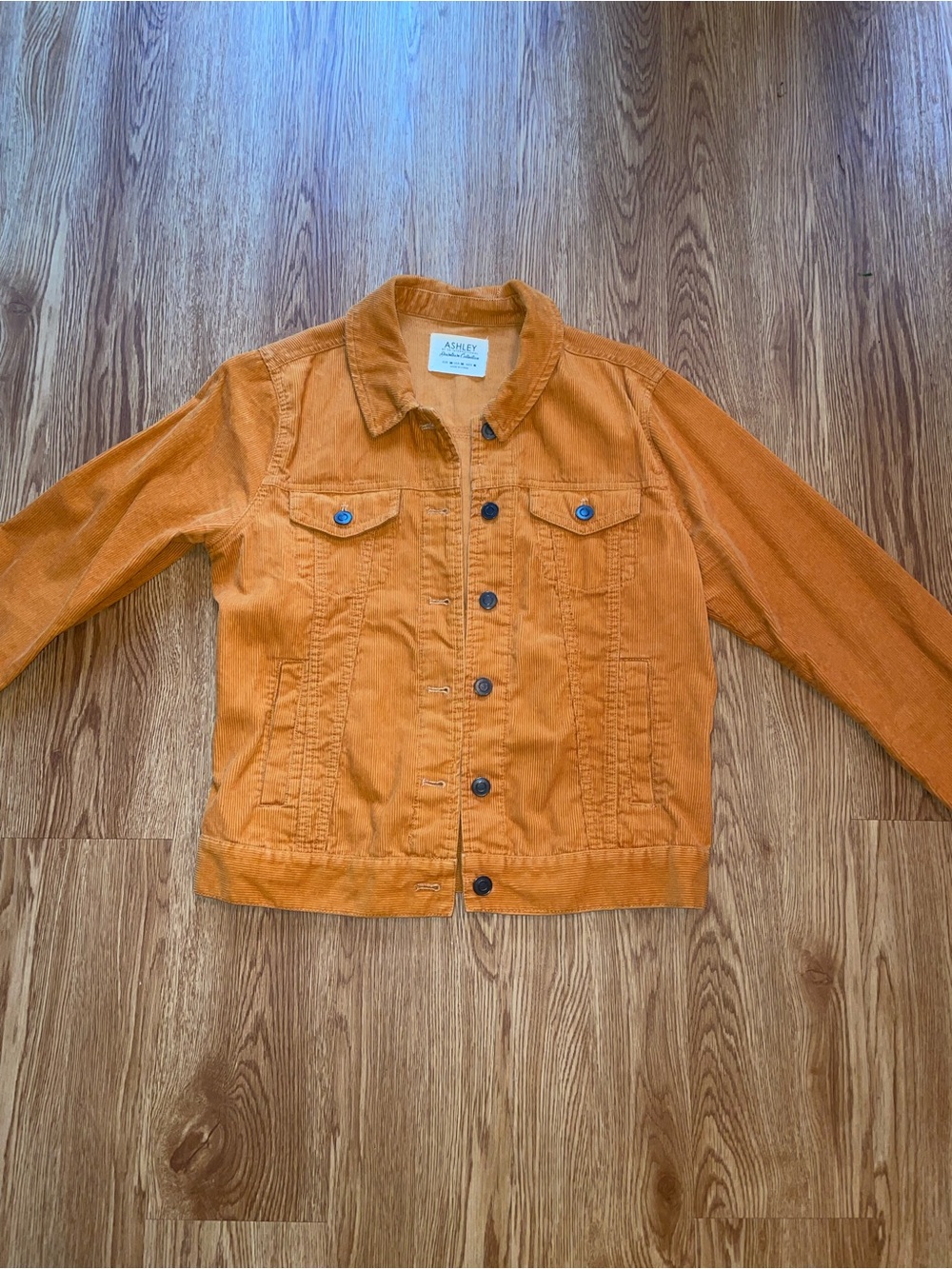 Ashley By 26 International Orange Corduroy Kids Jacket